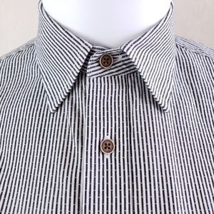 Banana Republic Striped Button Down Dress Shirt